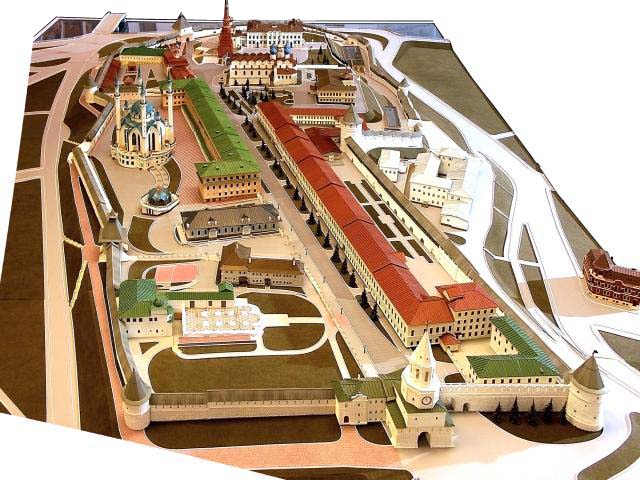 Схема-макет Казанского Кремля