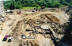 Археологические раскопки на территории бывшего Арка, 2001 год