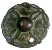 bronze plate for the horse harness belt