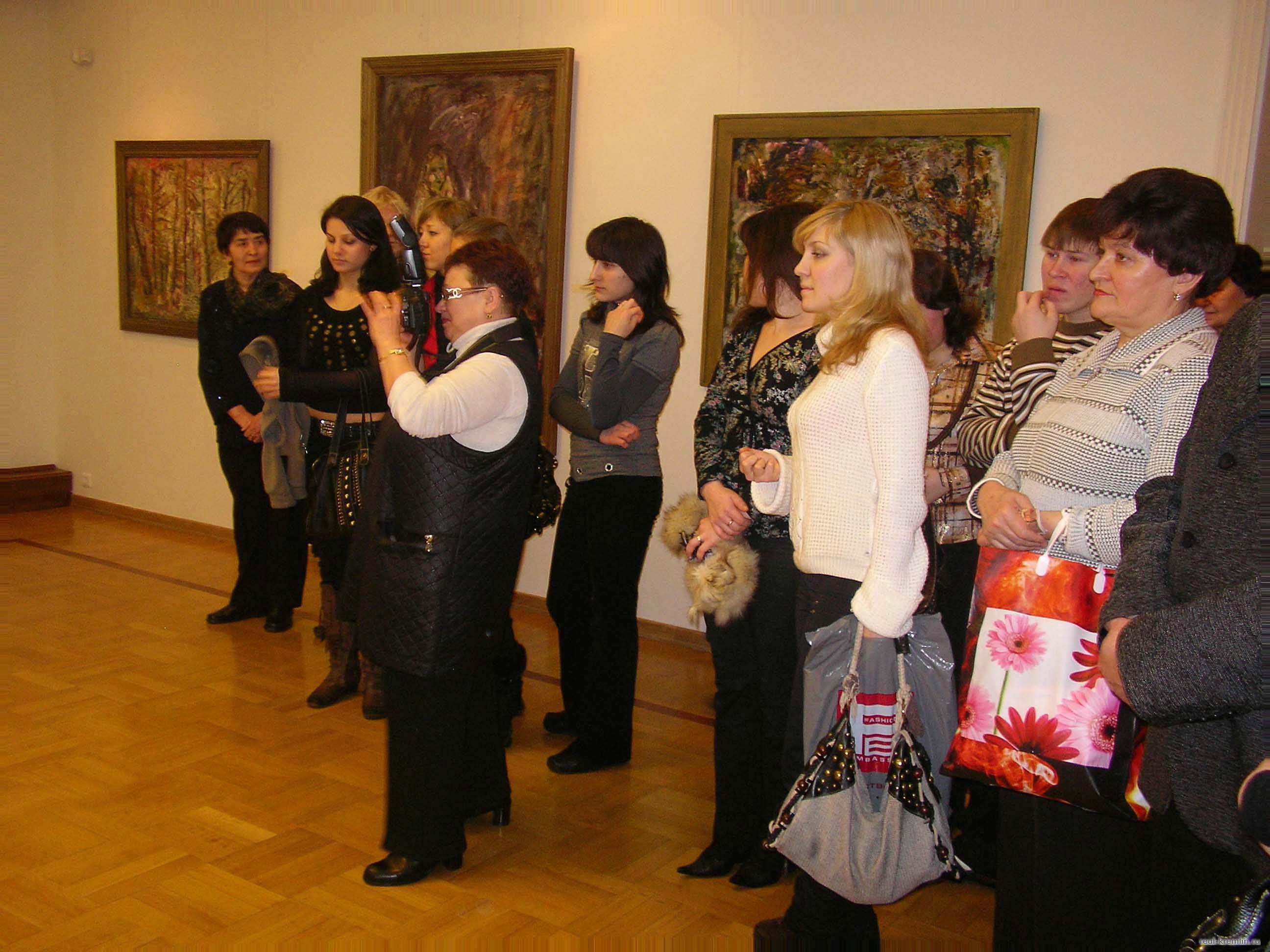 Церемония открытия выставки Р. Каримуллина