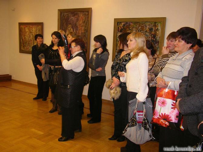 Церемония открытия выставки Р. Каримуллина